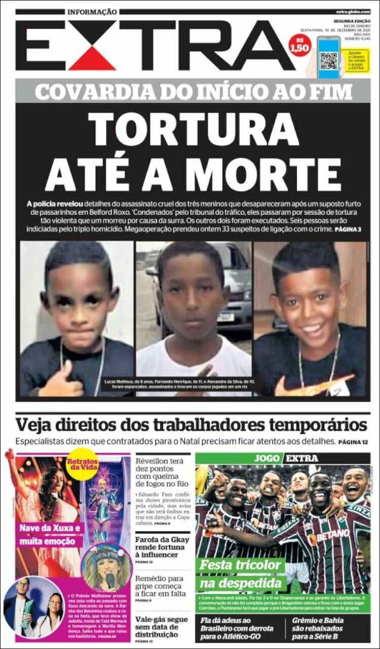 Portada de Extra (Brasil)