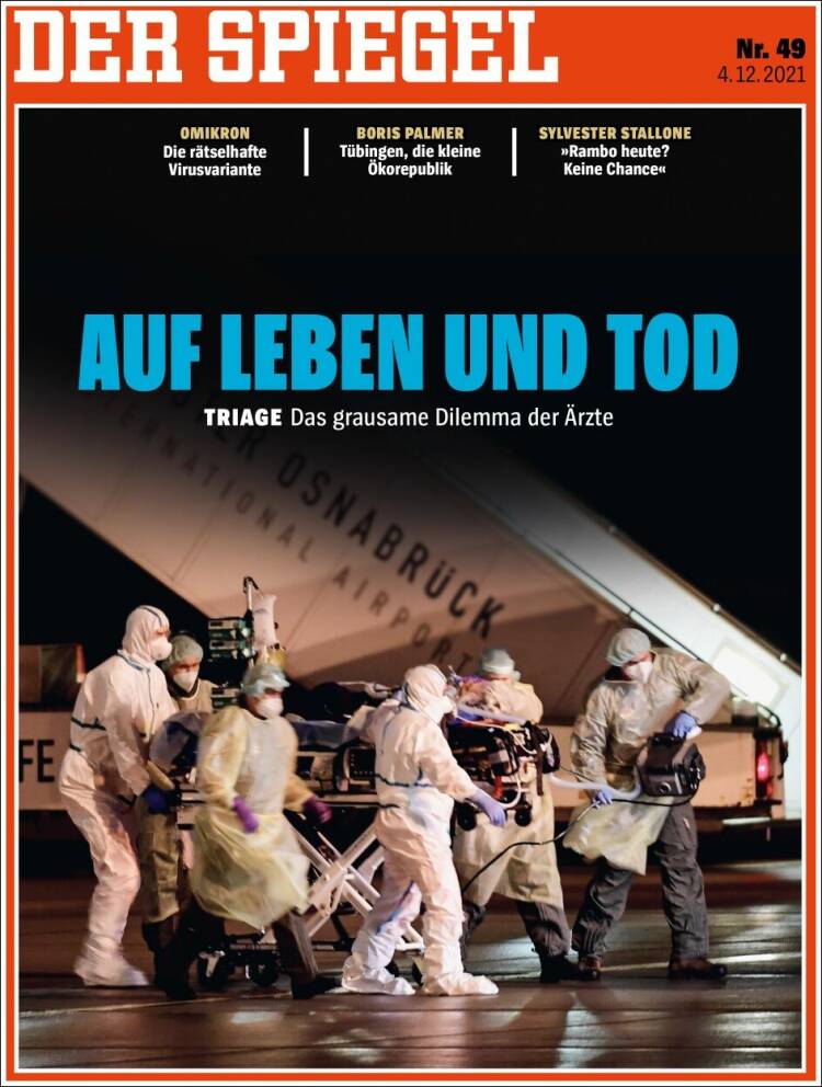 Portada de Der Spiegel (Alemania)