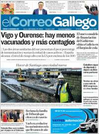 Portada de El Correo Gallego (Espa&ntilde;a)