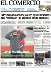 Portada de El Comercio - Gijón (Espa&ntilde;a)