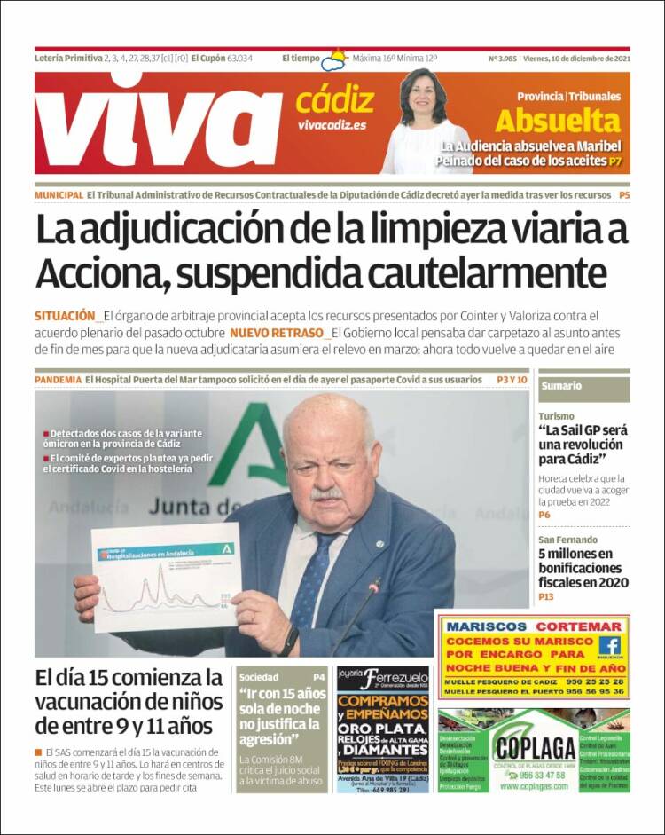 Portada de Información - Cadiz (Espa&ntilde;a)