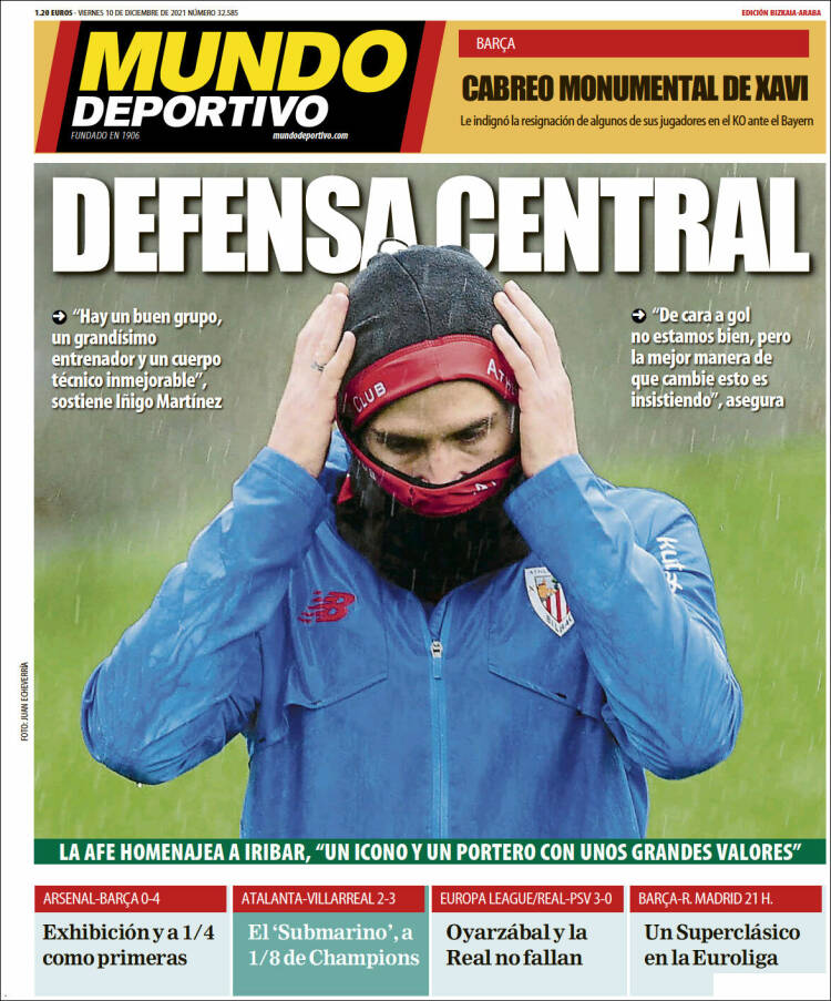 Portada de Mundo Deportivo Bizkaia (Espa&ntilde;a)
