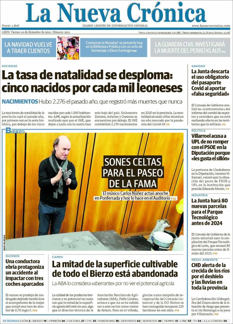 Portada de La Nueva Crónica (Espa&ntilde;a)