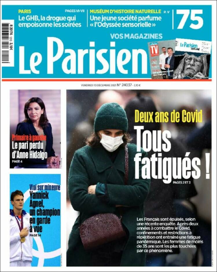 Portada de Le Parisien (Francia)