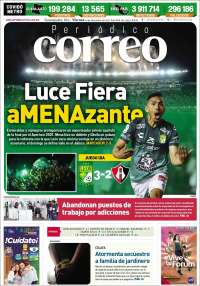 Portada de Correo - El diario del Estado de Guanajuato (M&eacute;xico)