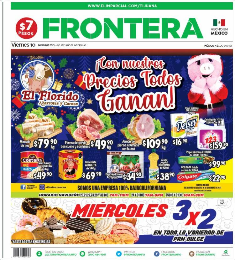 Portada de Frontera (México)