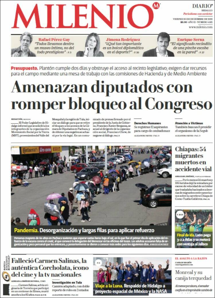 Portada de Milenio de Hidalgo (México)