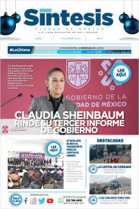 Portada de Síntesis Nacional (México)