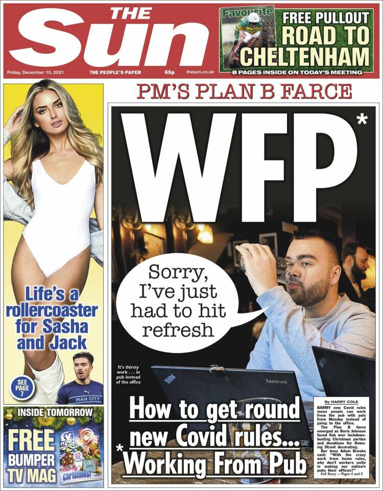 Portada de The Sun (Reino Unido)