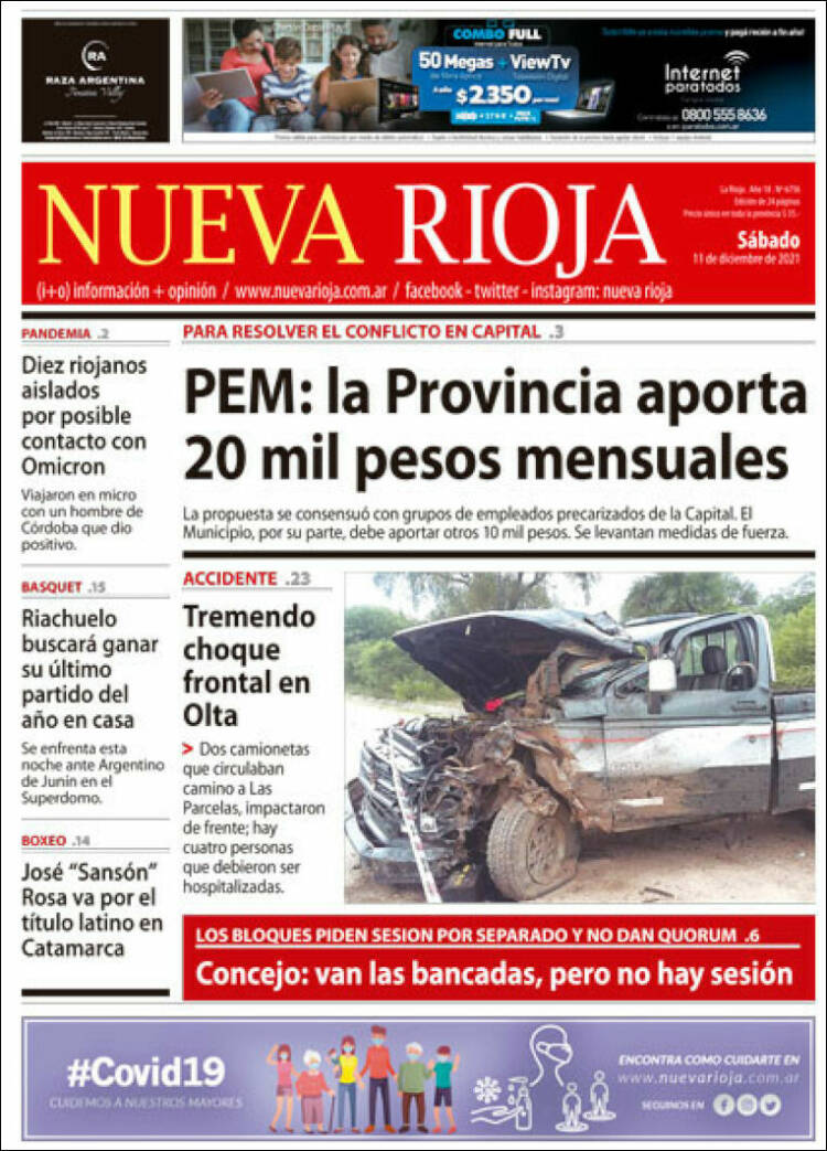 Portada de Nueva Rioja (Argentina)