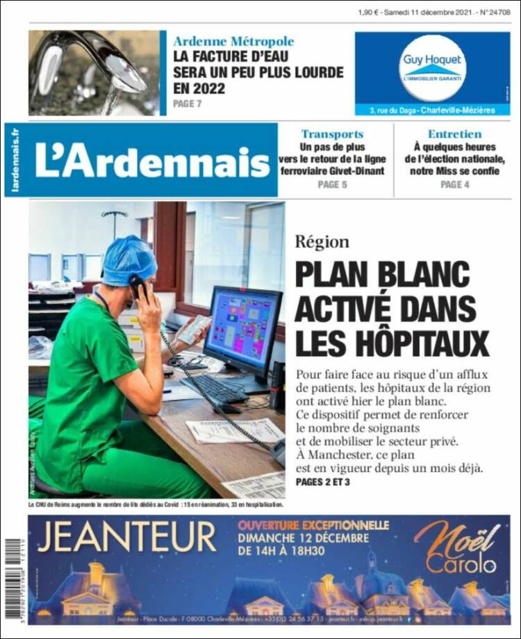 Portada de L'Ardenais (Francia)