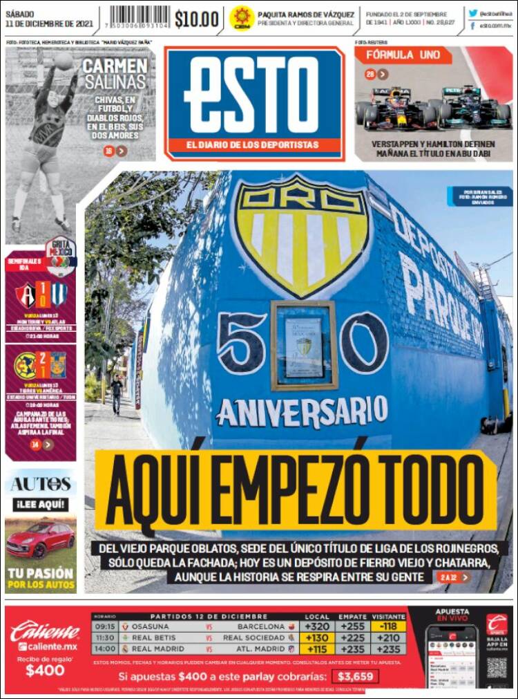 Portada de Esto (México)