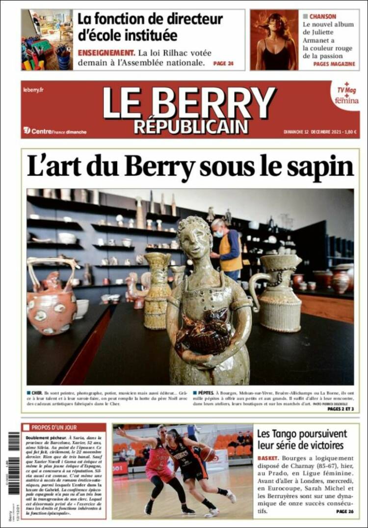 Portada de Berry Republicain (France)