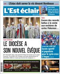 Portada de L'Est Eclair (Francia)