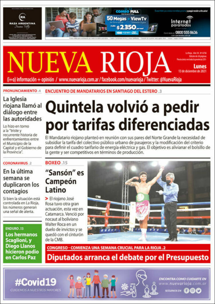 Portada de Nueva Rioja (Argentina)