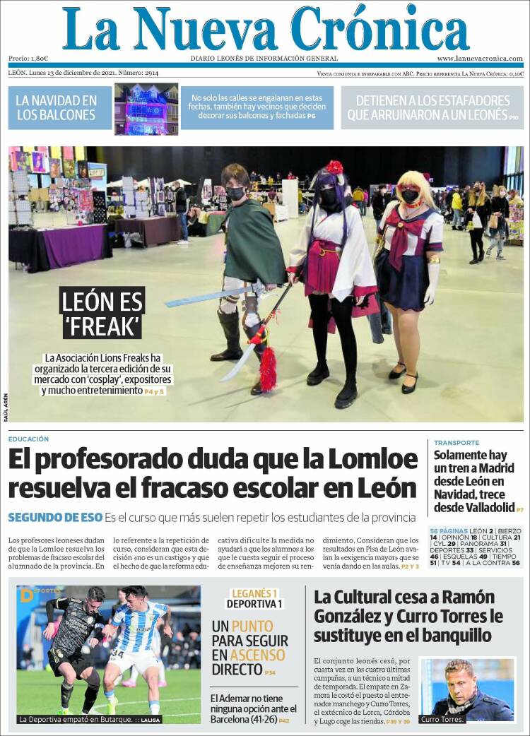 Portada de La Nueva Crónica (Espa&ntilde;a)