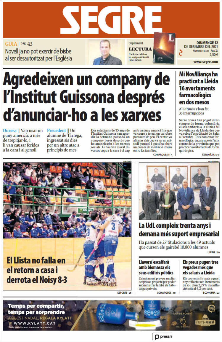 Portada de Segre (Espa&ntilde;a)