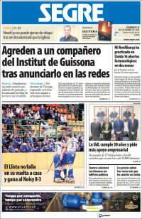 Portada de Segre  (Espa&ntilde;a)