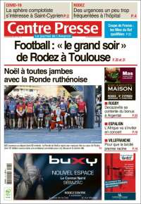 Portada de Centre Presse (Francia)