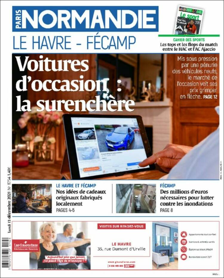 Portada de Le Havre Libre (Francia)