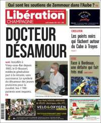 Portada de Libération Champagne (Francia)