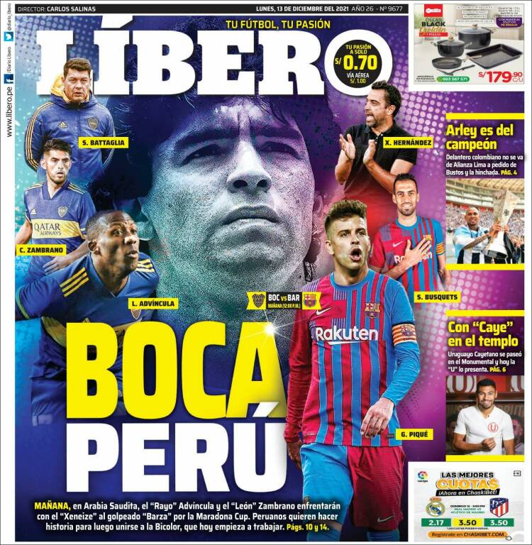Portada de Líbero (Per&uacute;)