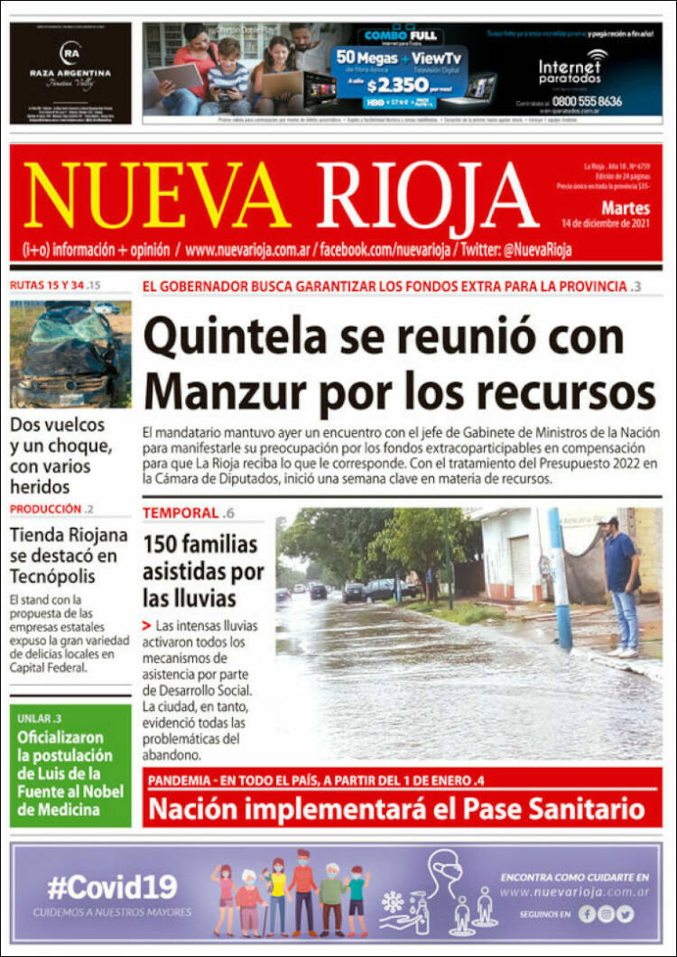 Portada de Nueva Rioja (Argentina)