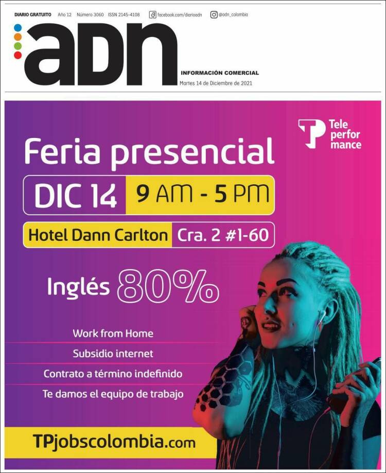 Portada de ADN - Cali (Colombia)