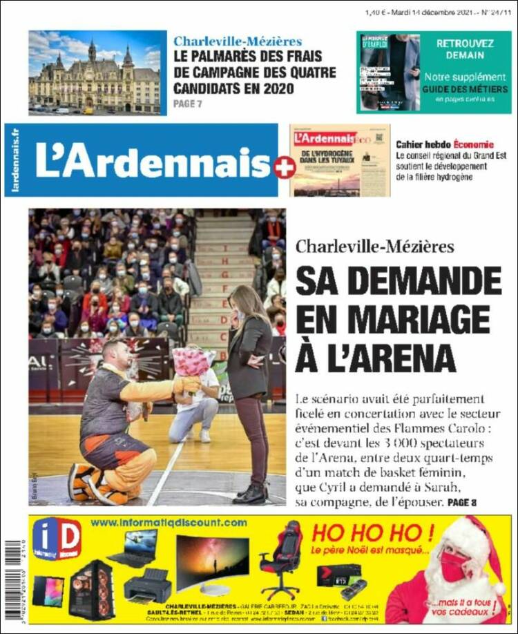 Portada de L'Ardenais (Francia)