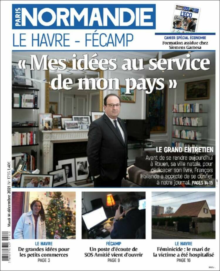 Portada de Le Havre Libre (Francia)