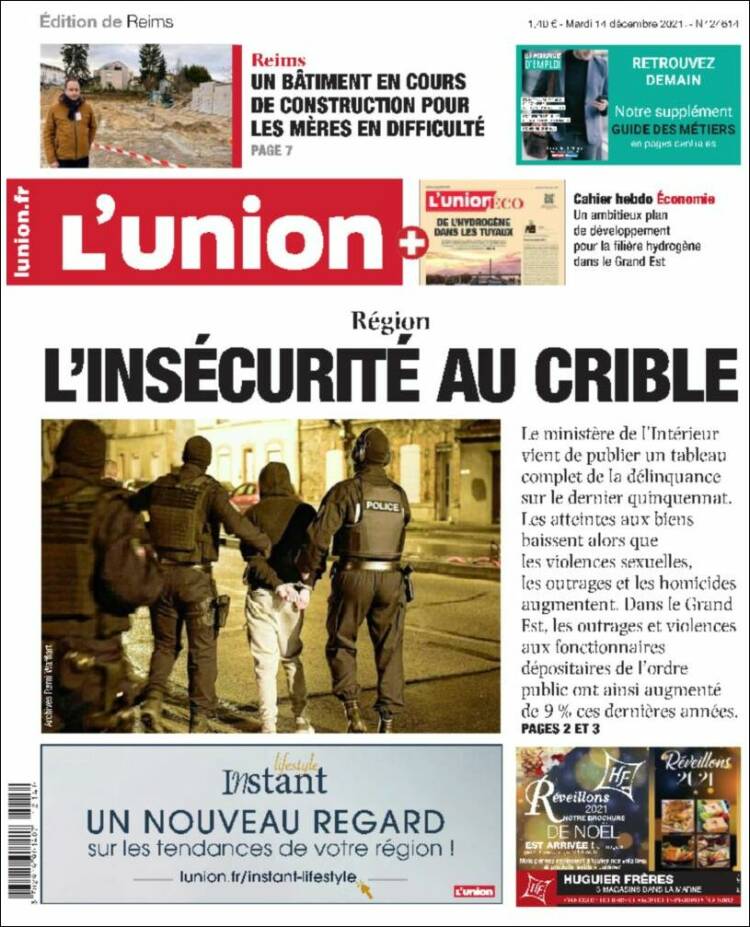 Portada de L'Union (Francia)