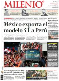 Portada de Milenio - Jalisco (M&eacute;xico)