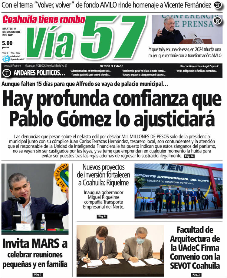 Portada de Via57 (M&eacute;xico)
