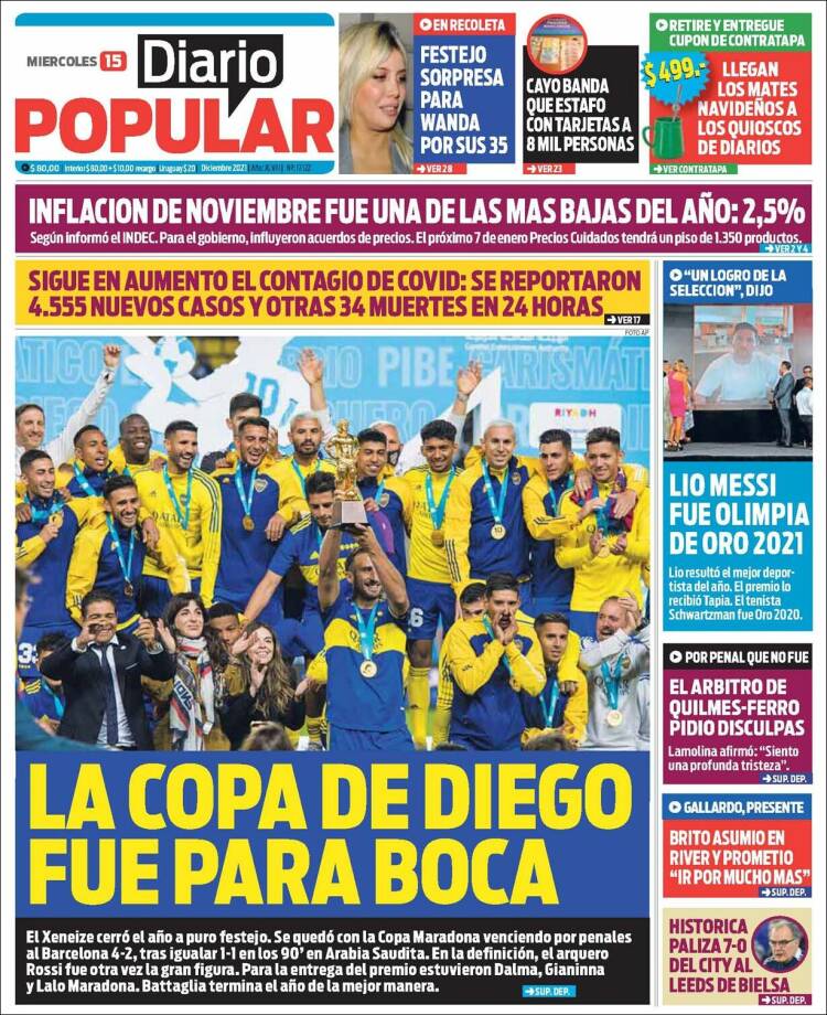 Portada de Diario Popular (Argentina)