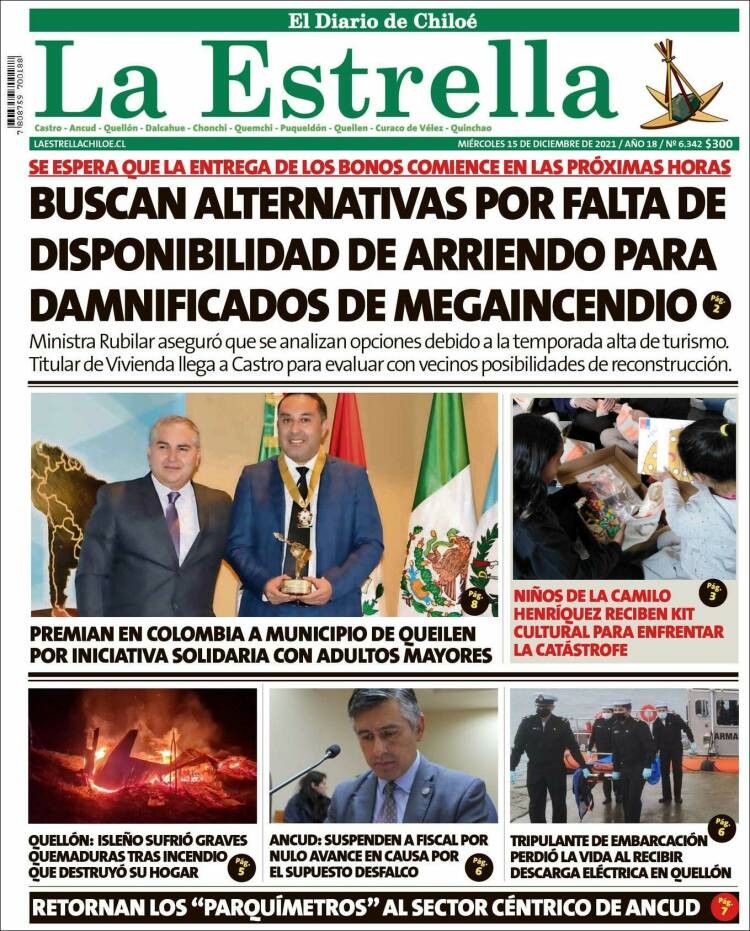 Portada de Estrella de Chiloé (Chile)