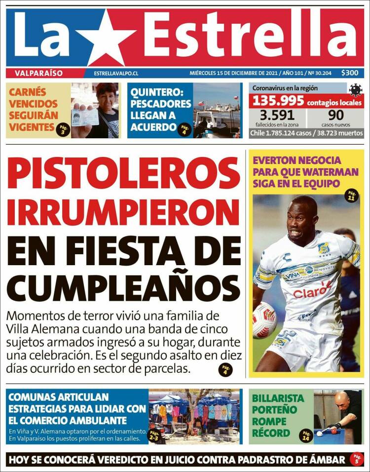 Portada de Estrella de Valparaiso (Chile)