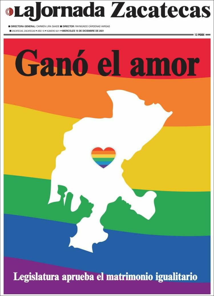 Portada de Jornada de Zacatecas (M&eacute;xico)