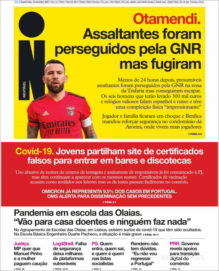 Portada de I - informação (Portugal)