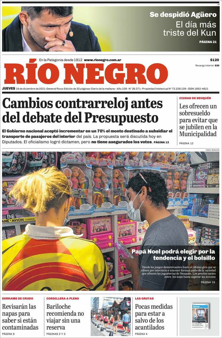 Portada de Rio Negro (Argentina)
