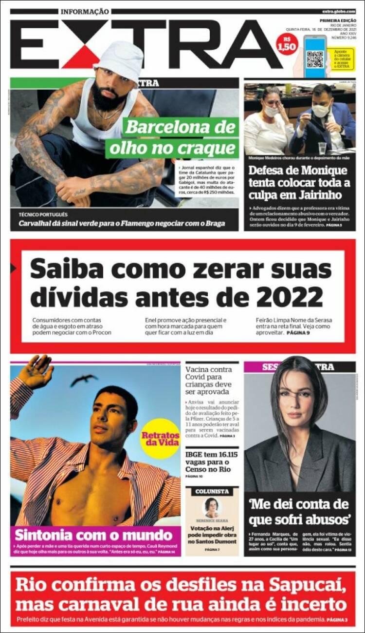 Portada de Extra (Brasil)