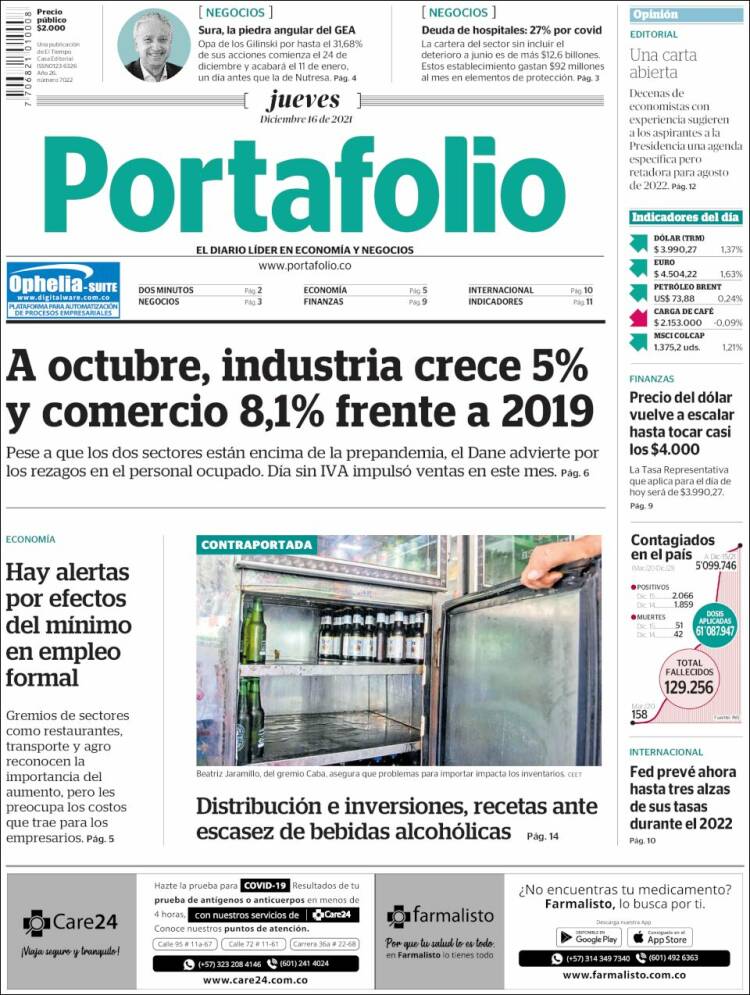 Portada de Portafolio (Colombia)