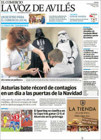 Portada de El Comercio - Avilés (Espa&ntilde;a)