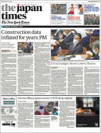 Portada de The Japan Times (Japan)