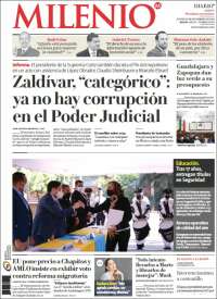 Portada de Milenio - Jalisco (M&eacute;xico)