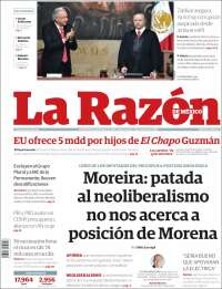 Portada de La Razón (M&eacute;xico)