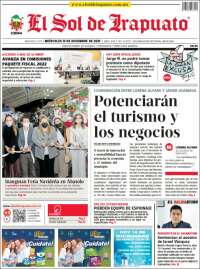 Portada de El Sol de Irapuato (M&eacute;xico)