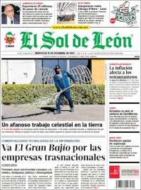 Portada de El Sol de León (M&eacute;xico)