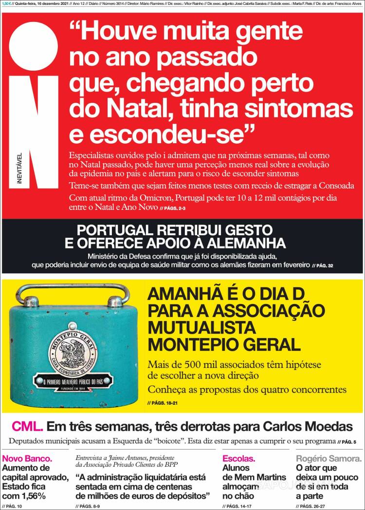 Portada de I - informação (Portugal)