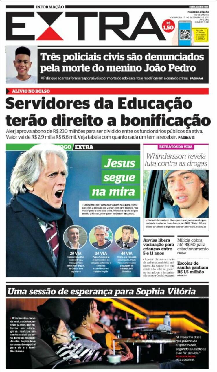 Portada de Extra (Brasil)