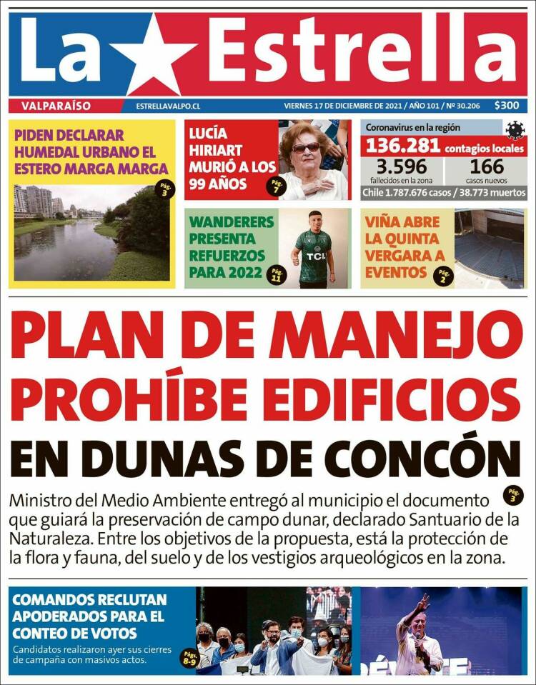 Portada de Estrella de Valparaiso (Chile)